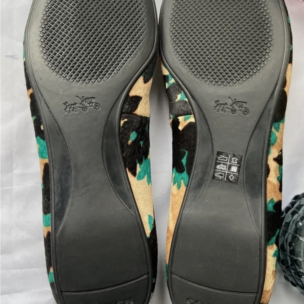 Coach New York Womens Lara
Scattrd Leaf Hairclf Walnut Multi
Slip-OnFlats Sz 5.5 - Picture 3 of 8